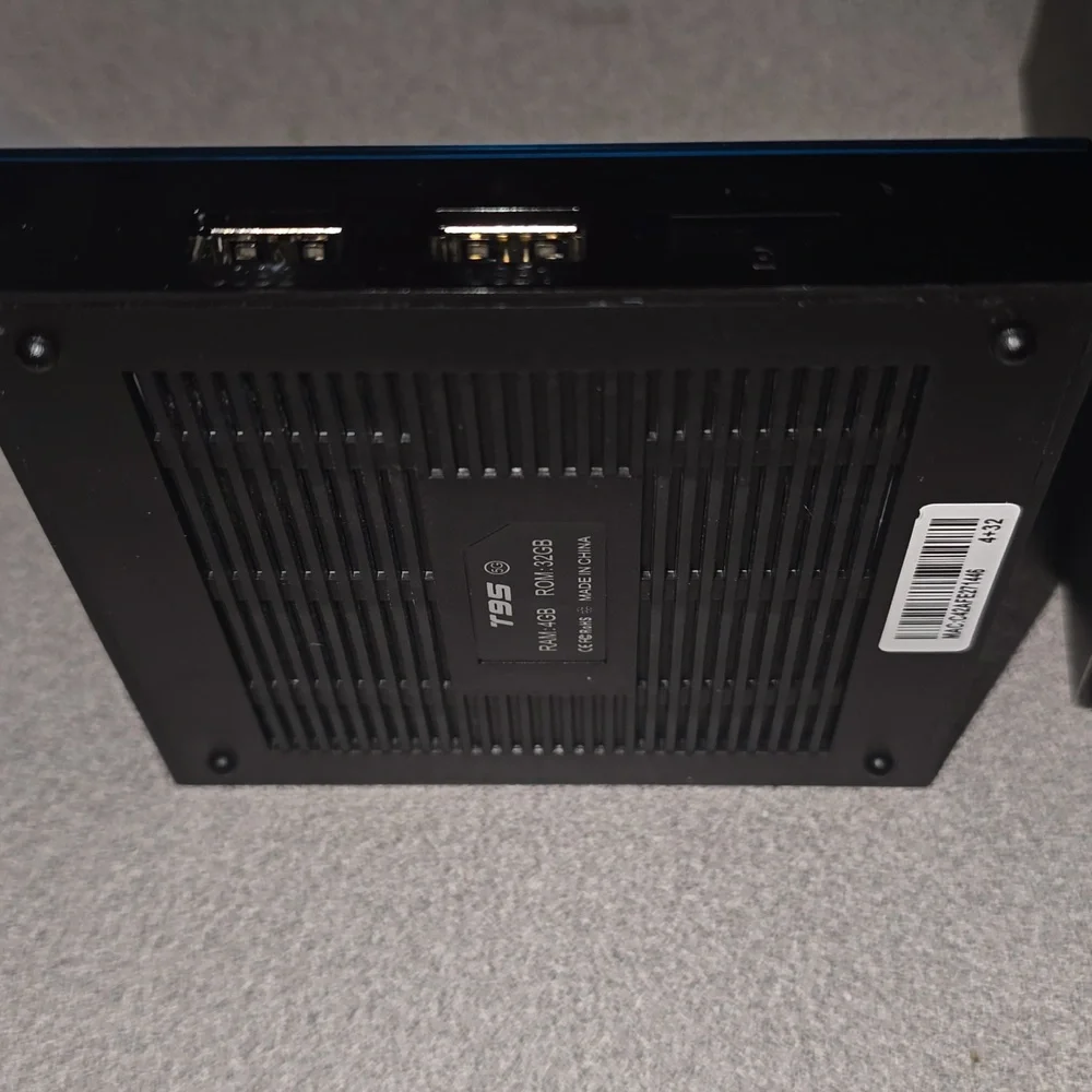New T95 Android TV Box with Remote and Accessories